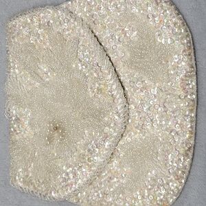Gorgeous Vintage Beaded Sequined Formal Clutch Purse
